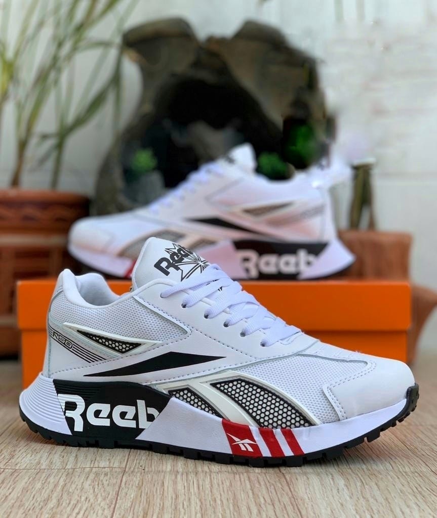 Reebok Caballero Blanco Negro