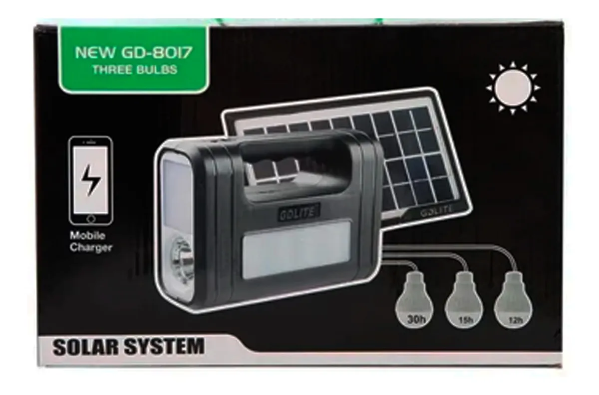 LUZ LED SOLAR RECARGABLEGD-8017 MUNDO