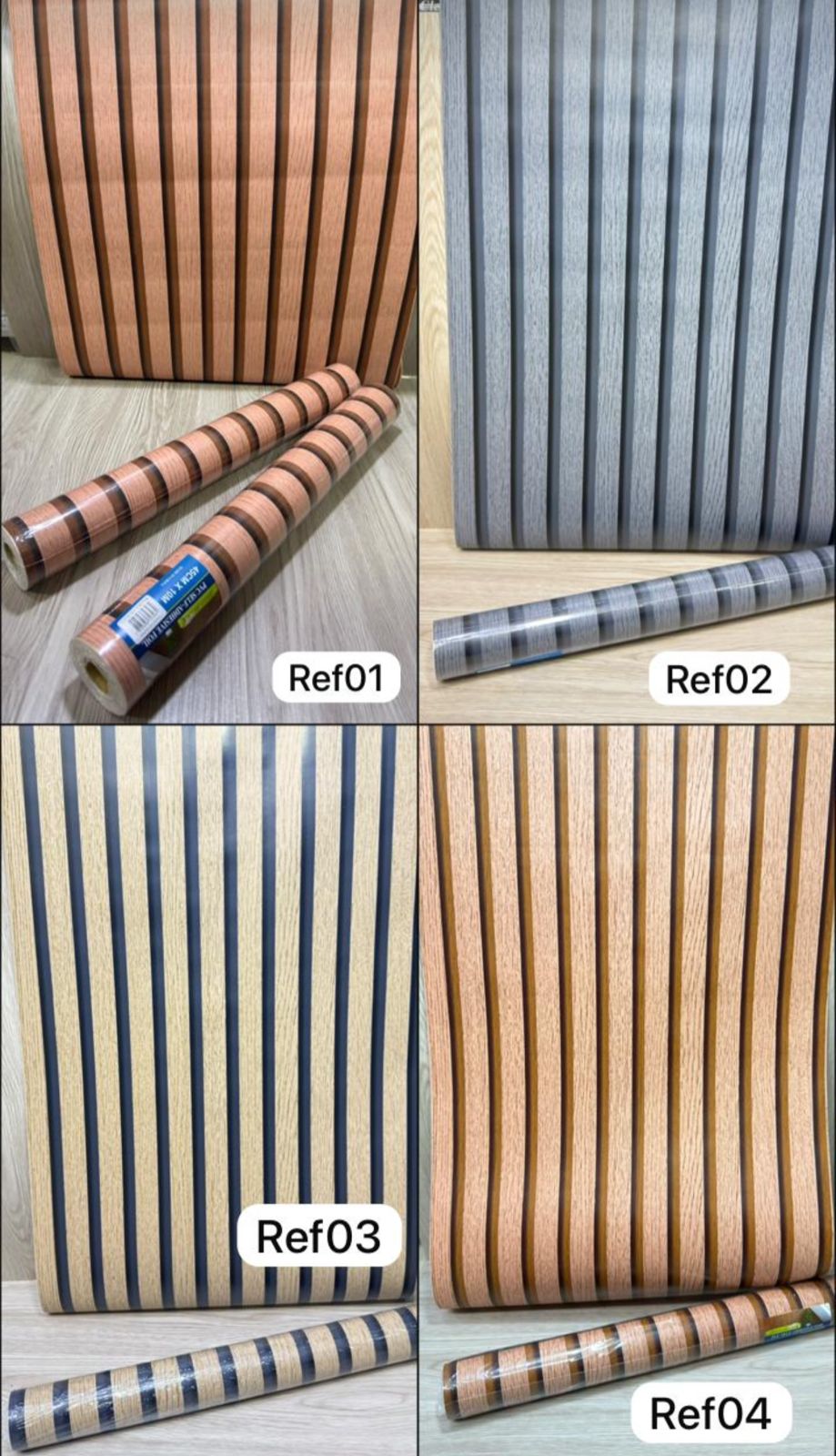 Rollos adhesivo papel tapiz tipo wpc - Vista 1