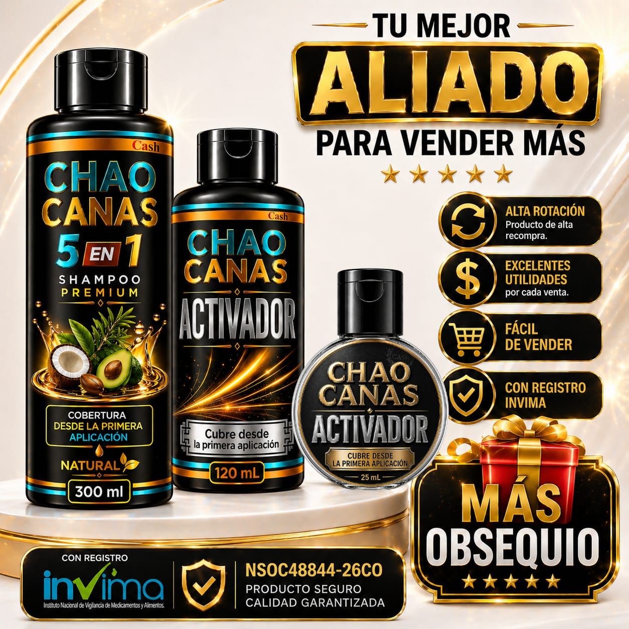 CHAO CANAS 5 EN 1 COCO F-CC-05 - Vista 1