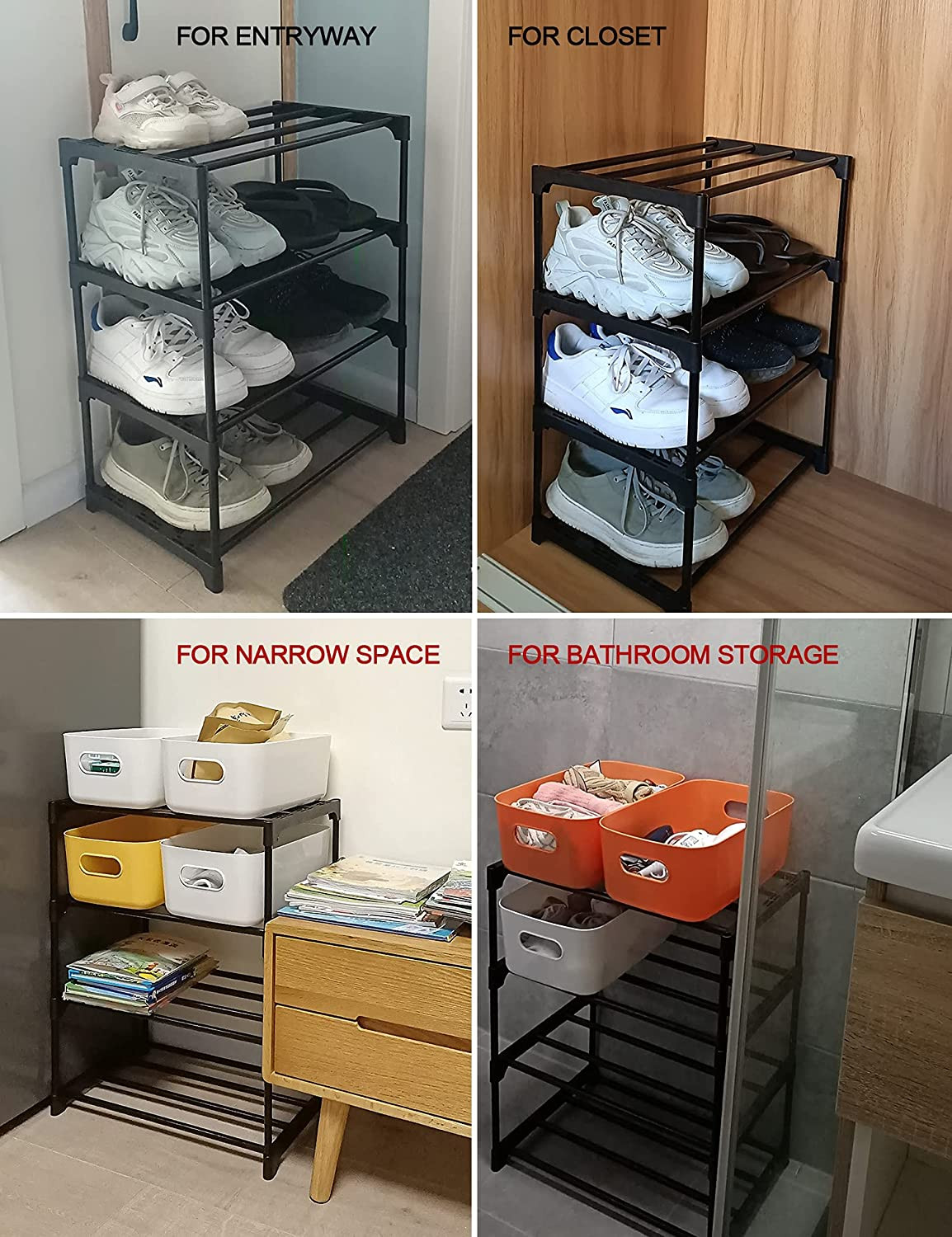 Miniatura 3 de Zapatero De 4 Niveles Organizador