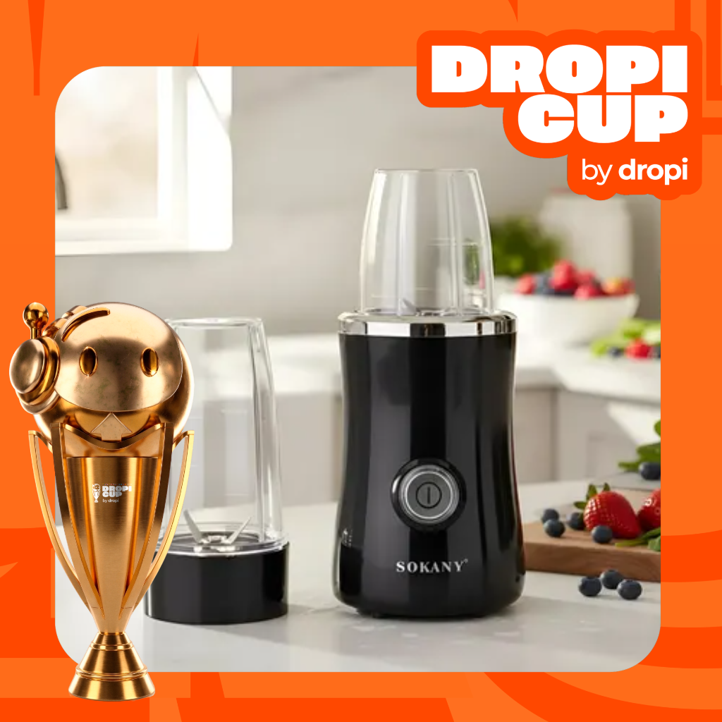 Mini Licuadora Doble Vaso Sokany