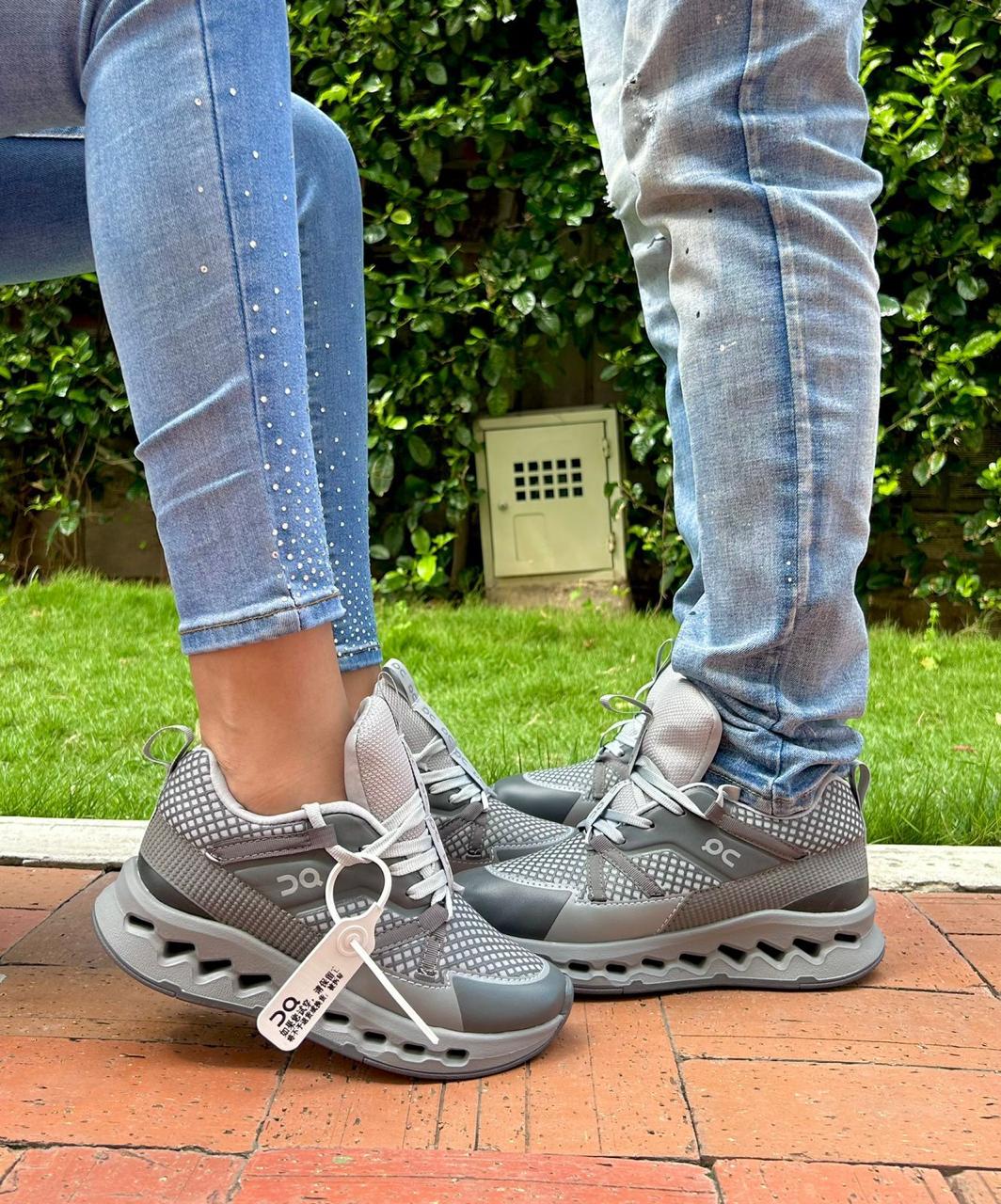 Bellos Tenis CQ unisex Mt Gris - Vista 1