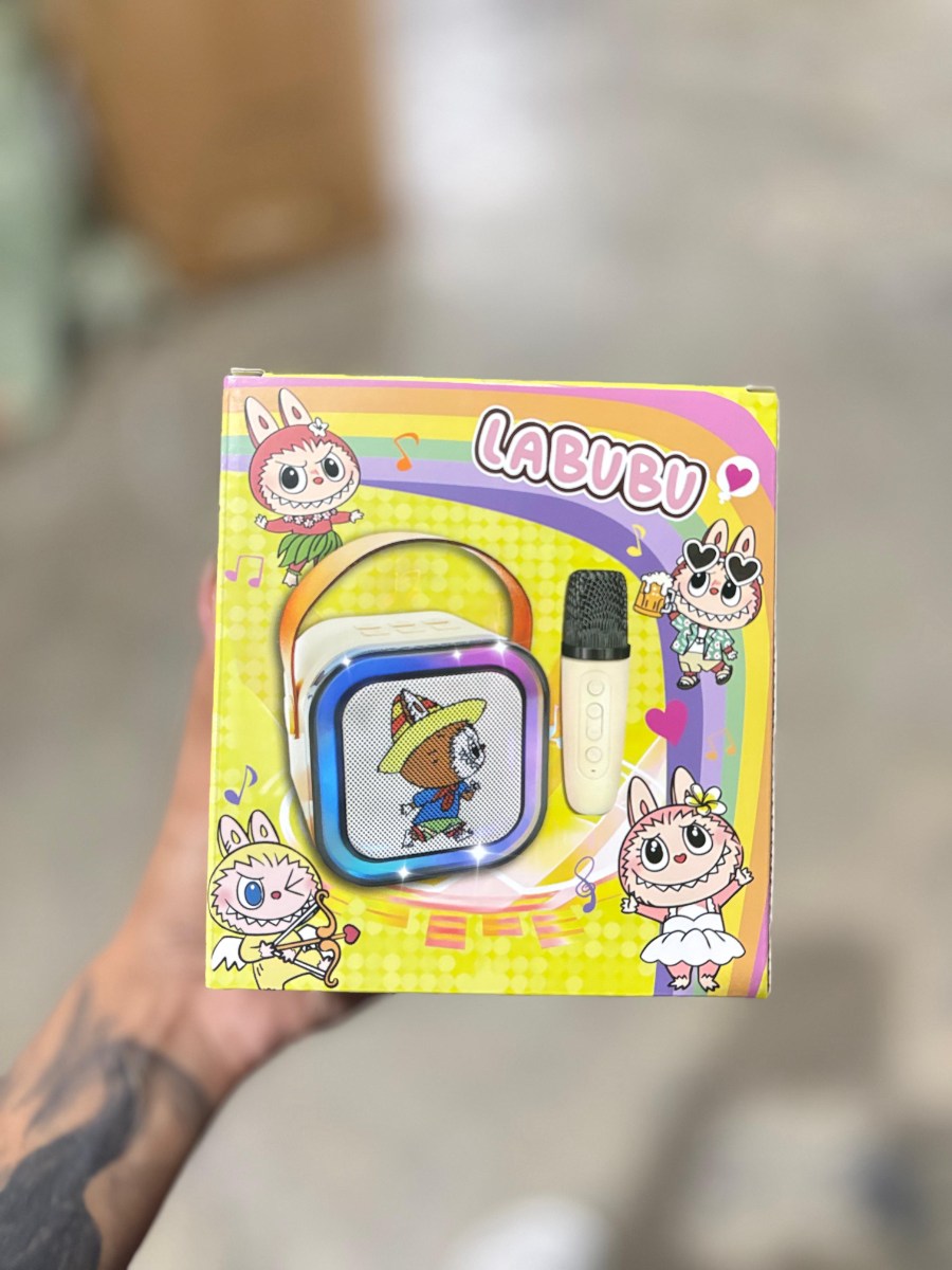 LABUBU PARLANTE CON MICROFONO V6-26