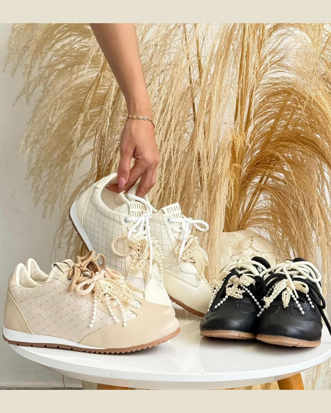 TENNIS MIUMIU PEARL - Vista 1