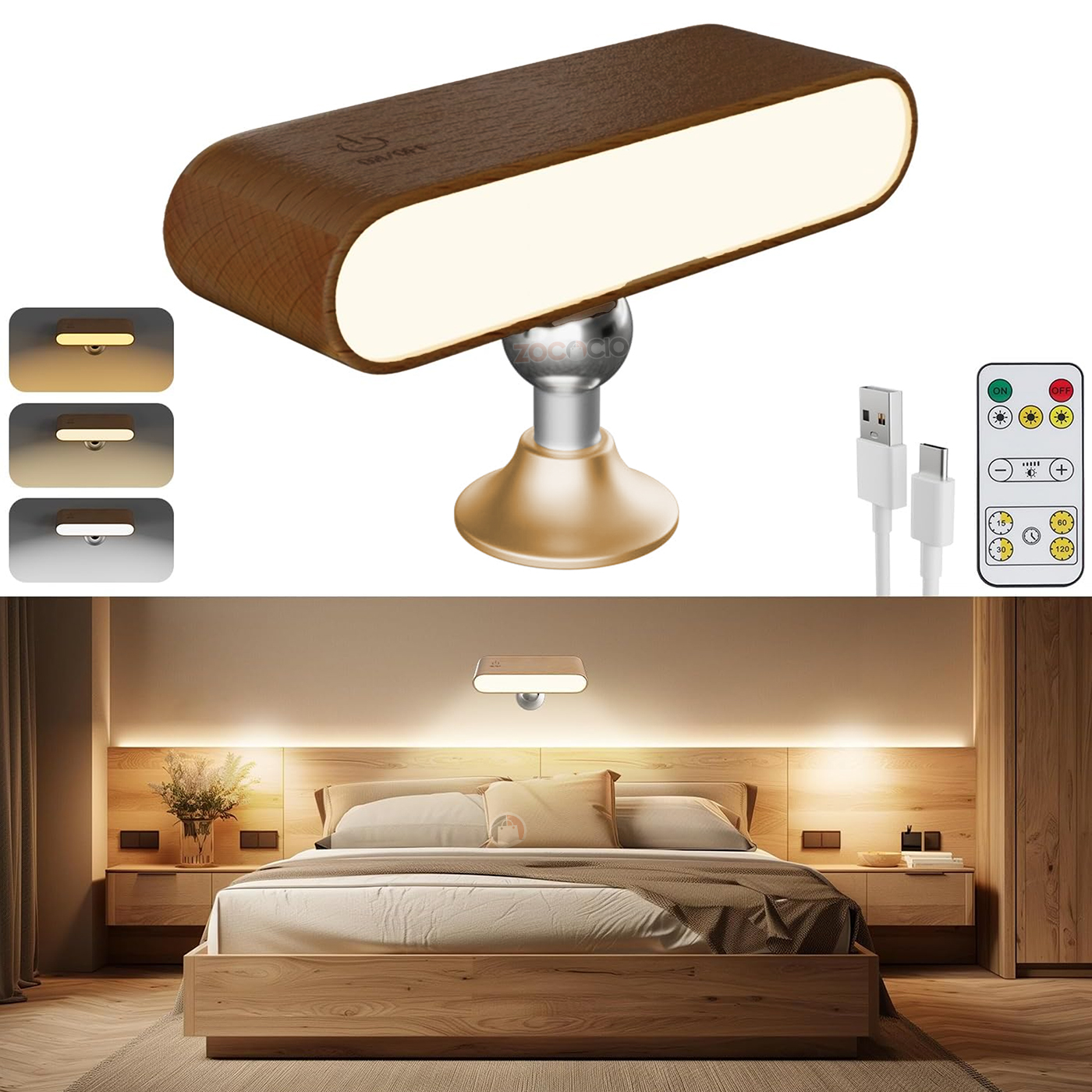 Lampara De Pared Decorativa Led Magnétic - Vista 1