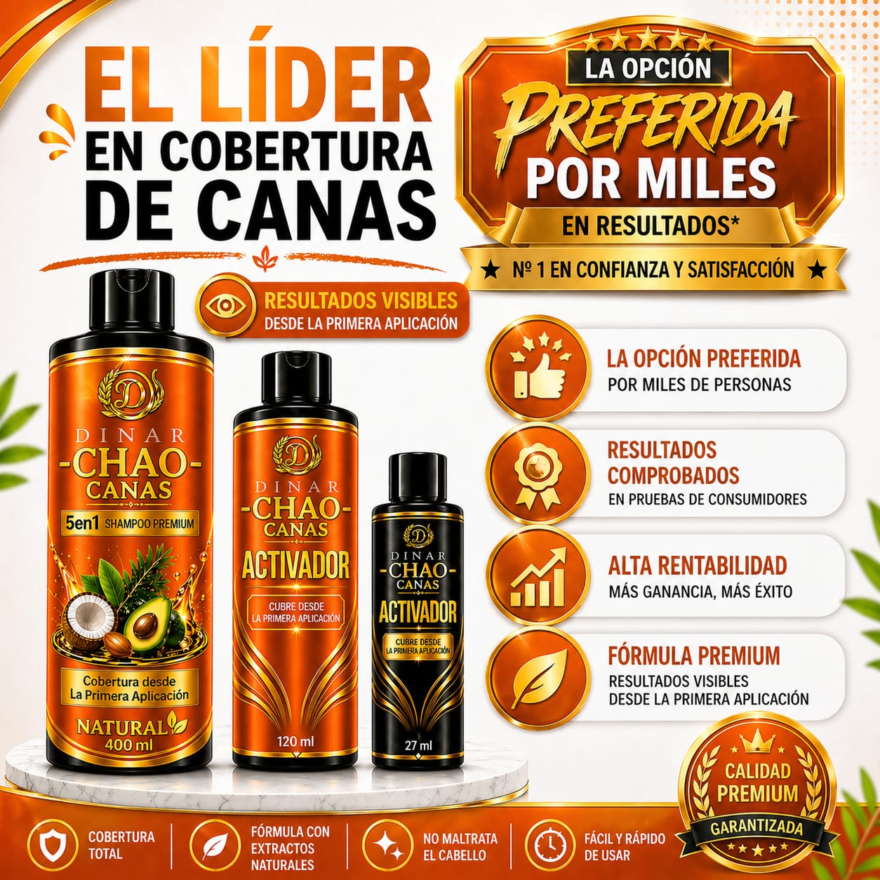 CHAO CANAS 5 EN 1 AGUACATE A-CC-05 - Vista 1