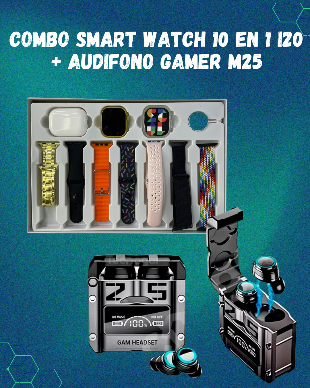 COMBO I20 + OBSEQUIO AUDIFONO M25 - Vista 1
