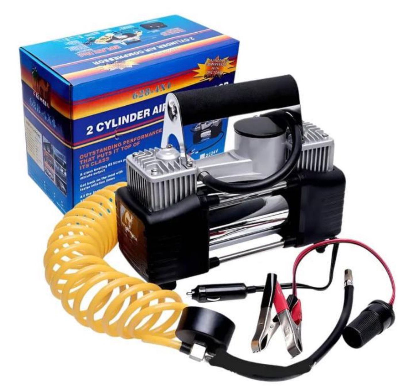 Inflador Comprensor Doble Cilindro