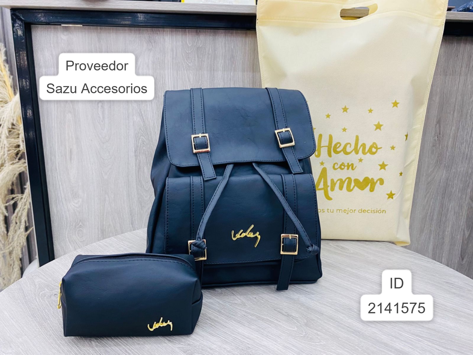 COMBO MORRAL SAHARA + COSMETIQUERA VZ - Vista 1