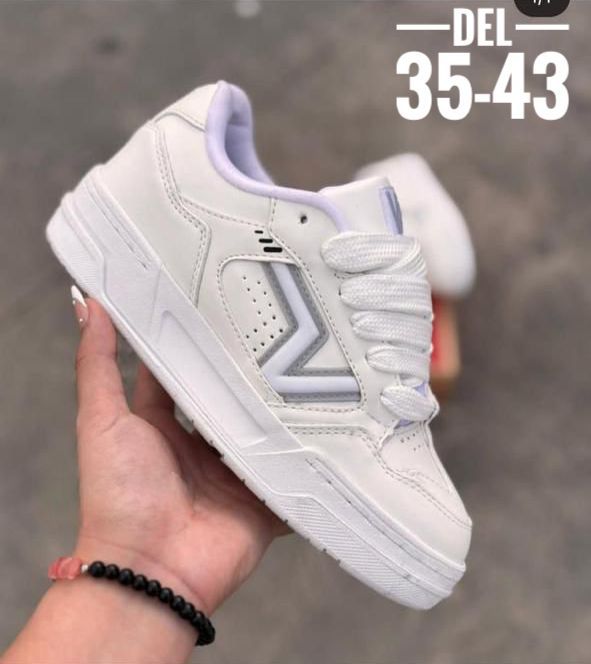 Tenis Vans Sb Blanco Gris - Vista 1