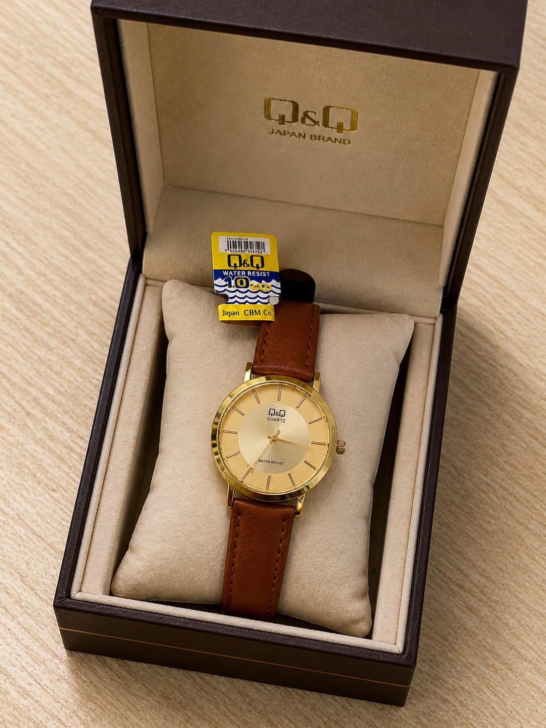 Reloj QQ Pulso Cuero Hombre Japan Brand - Vista 1