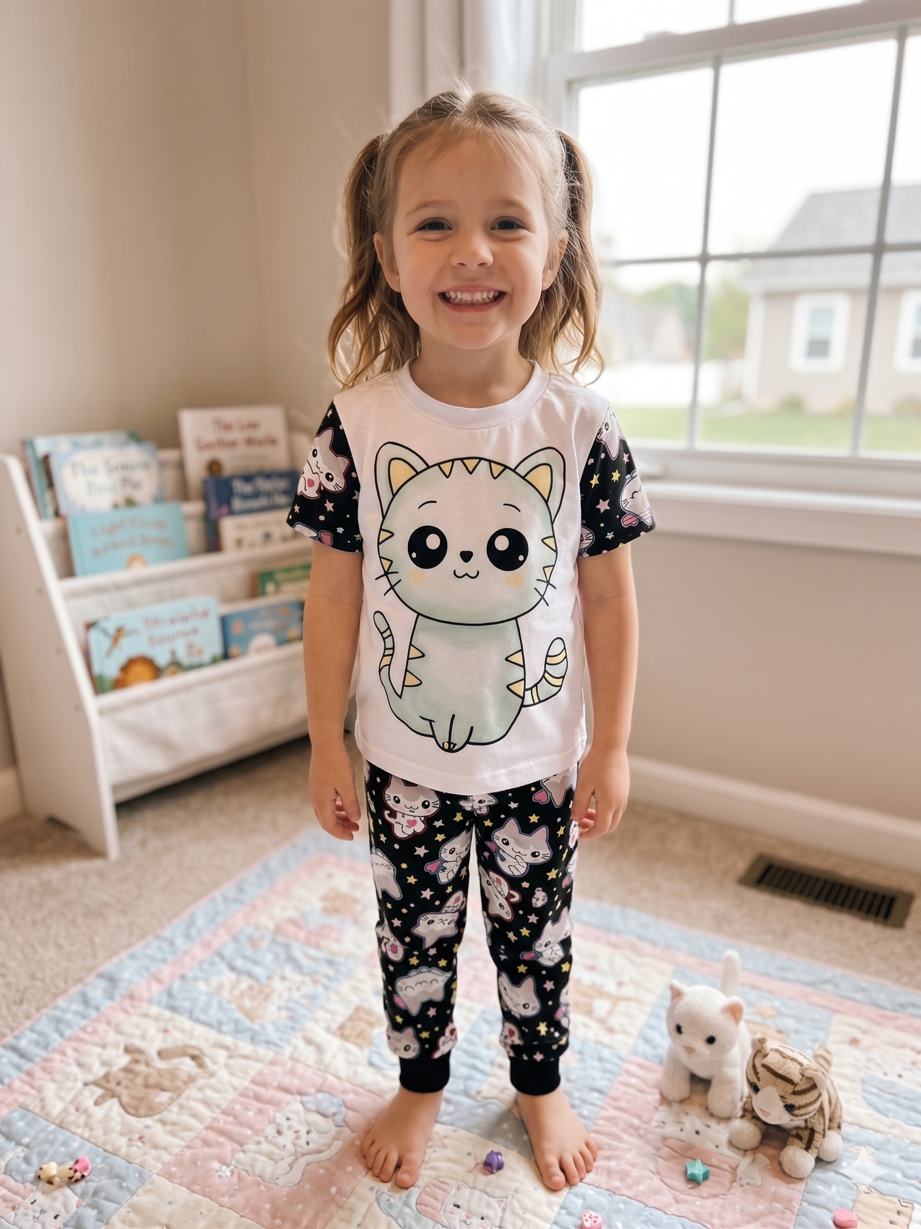 pijama niña gatita - Vista 1