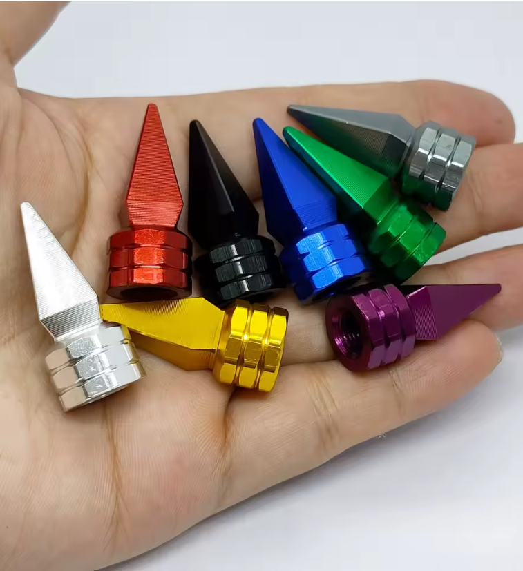 Tapas de Válvula X4 Tipo Spike Aluminio - Vista 1