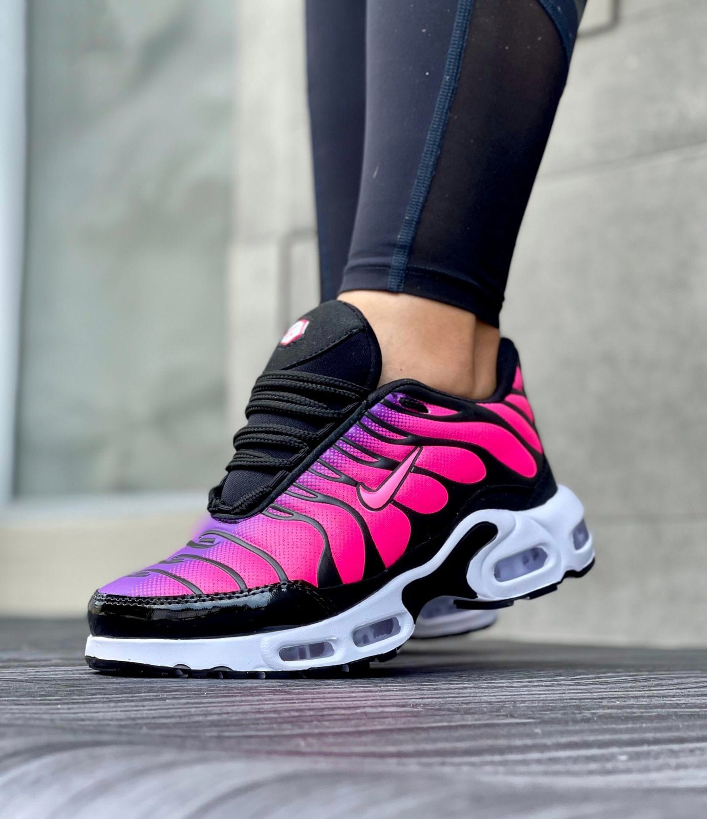 Nike Tn Dama Mt Fucsia Chulo Rosa - Vista 1