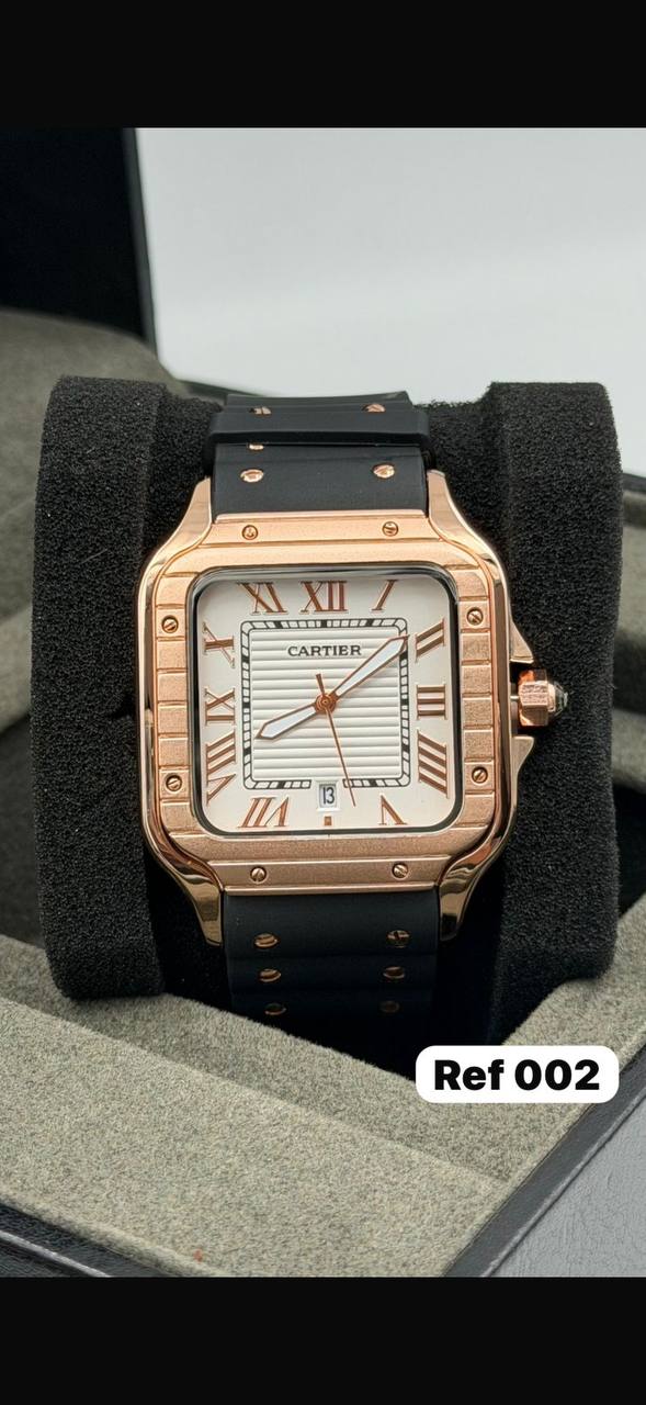 CARTIER SANTOS IMPORTADO GOMA - Vista 1