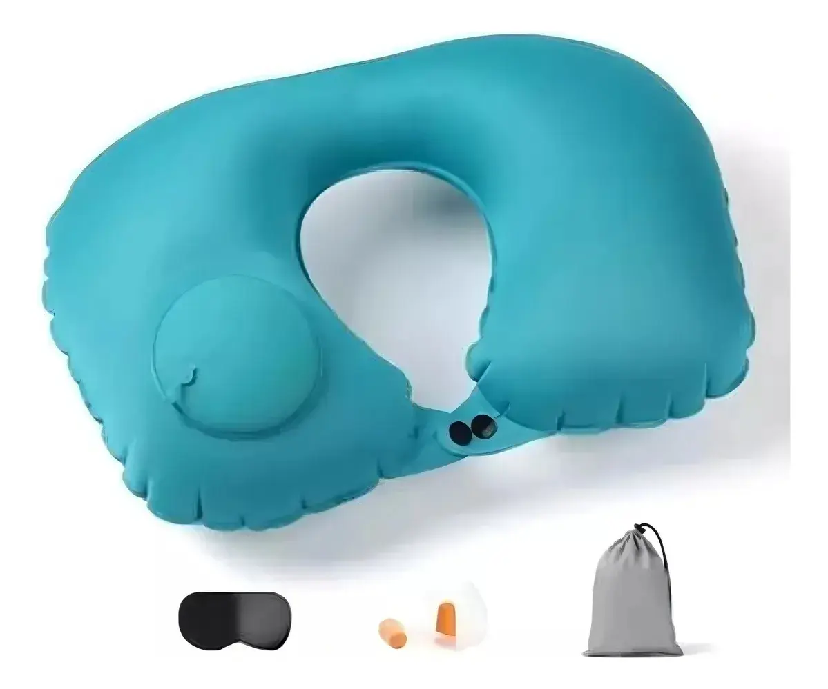 Almohada inflable viajera