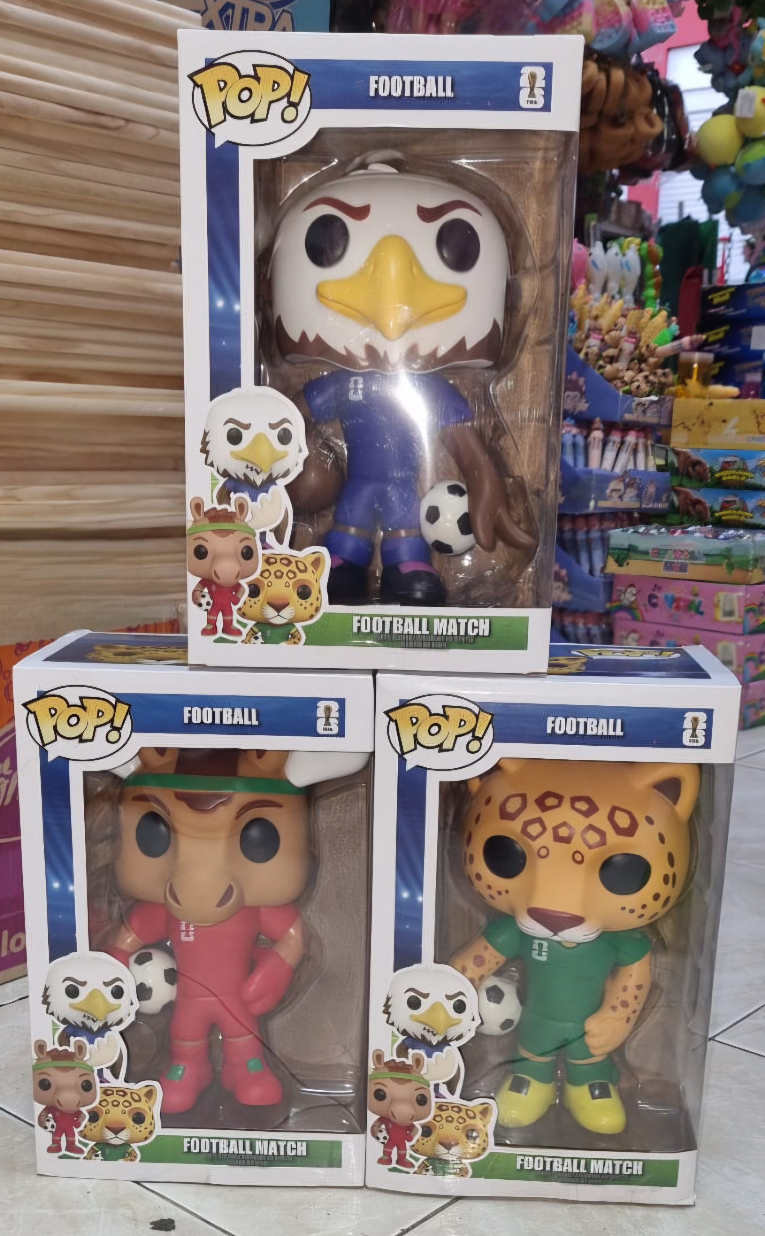 FUNKO POP MASCOTAS MUNDIAL FIFA 2026 - Vista 1