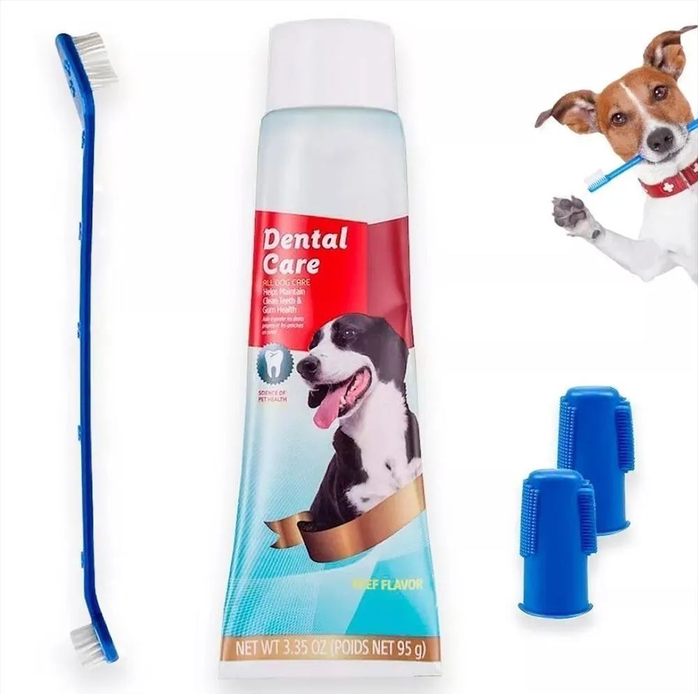 Kit Set Cepillos Para Mascotas