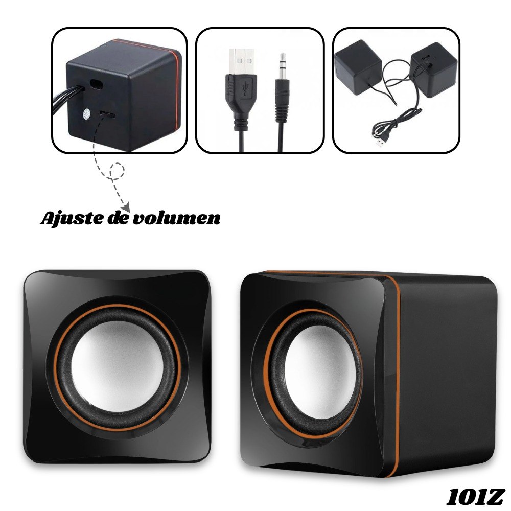 Parlantes Para Computador Pc 3.5mm 101Z