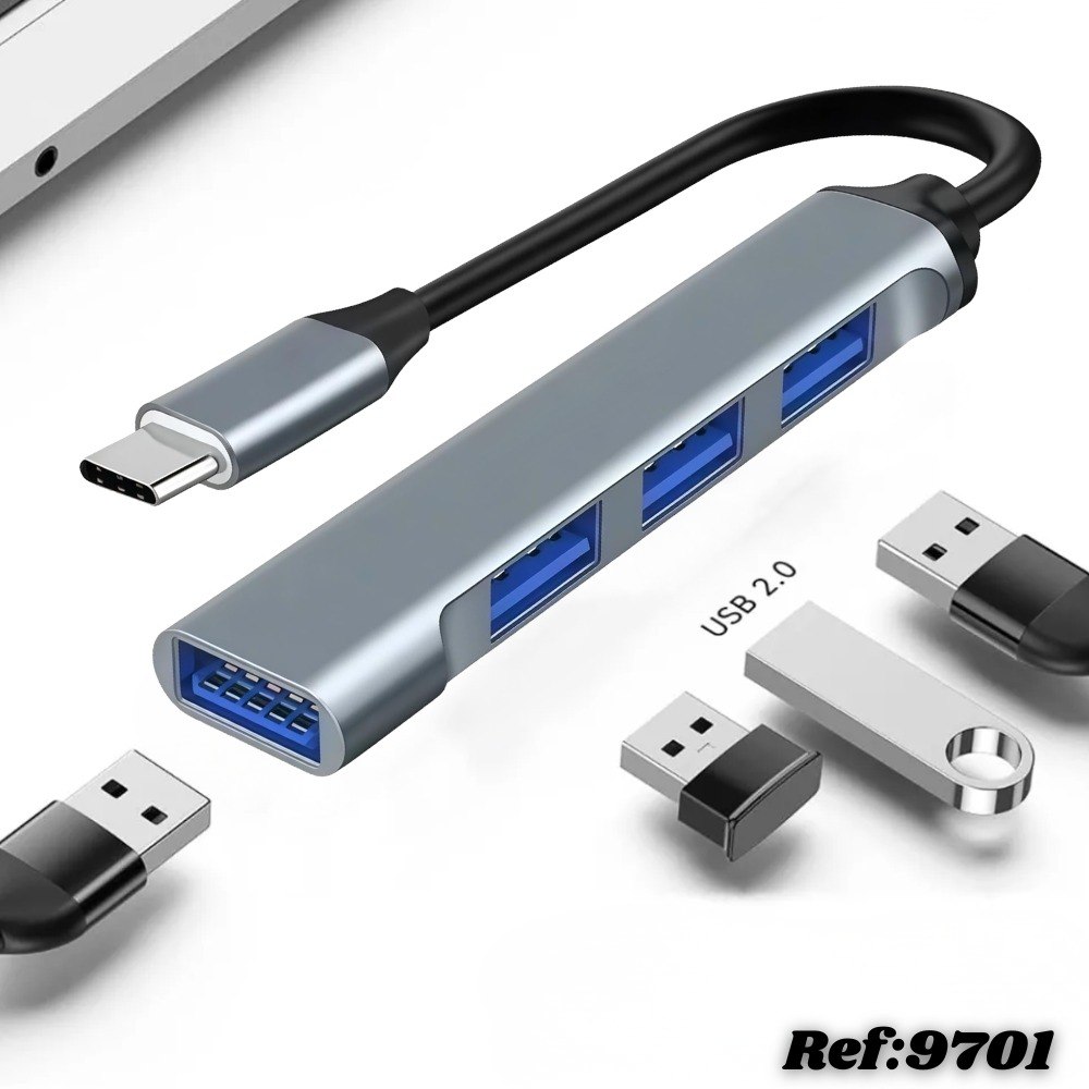 Adaptador Convertidor Multipuerto Tipo C