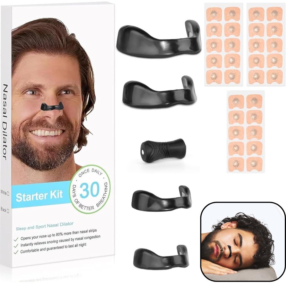 Kit Clip Nasal Magnetico Cinta Anti Ronq