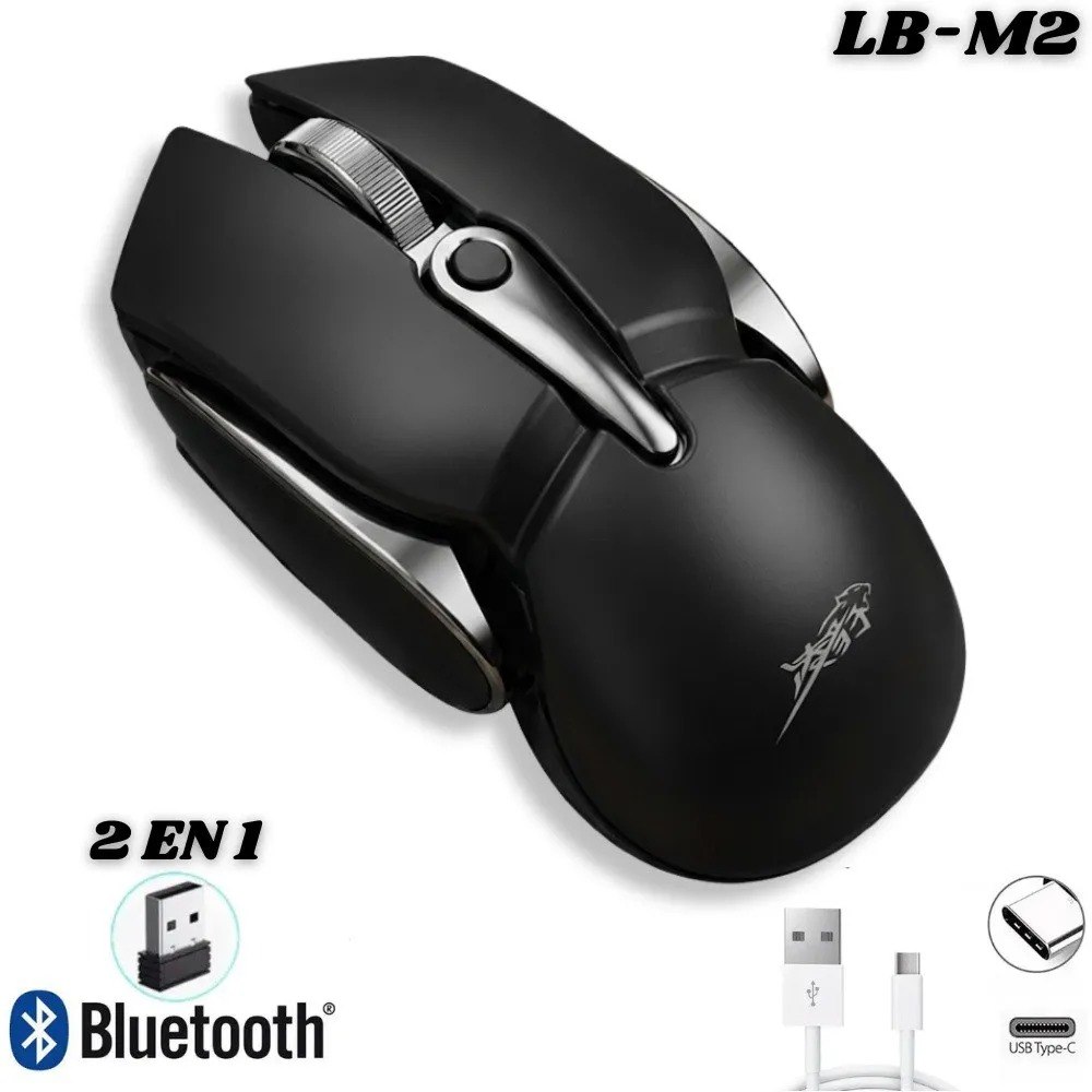 Mouse Gamer Inalambrico 2 En 1 LB-M2