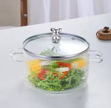 OLLA DE VIDRIO CON OREJA