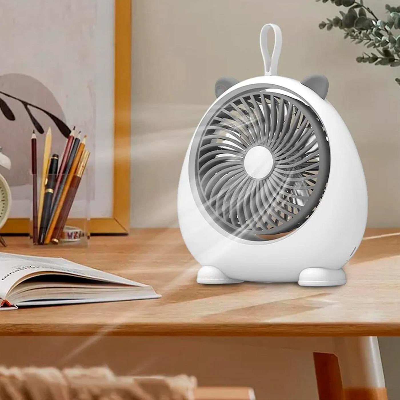 Mini Ventilador Sleep Fan Cartoon Escrit - Vista 1