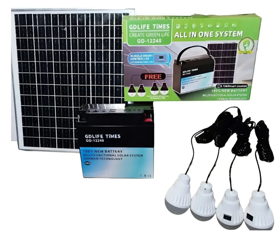 Bateria Solar Recargable Panel Solar Bo