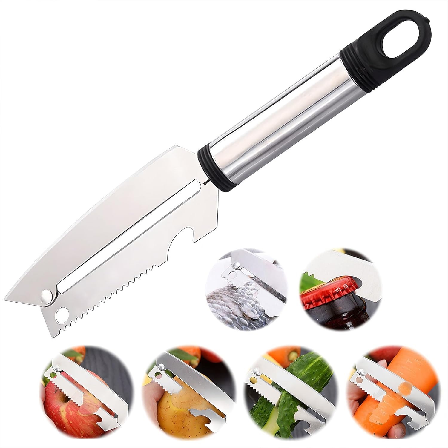 Cuchillo pelador multifuncional