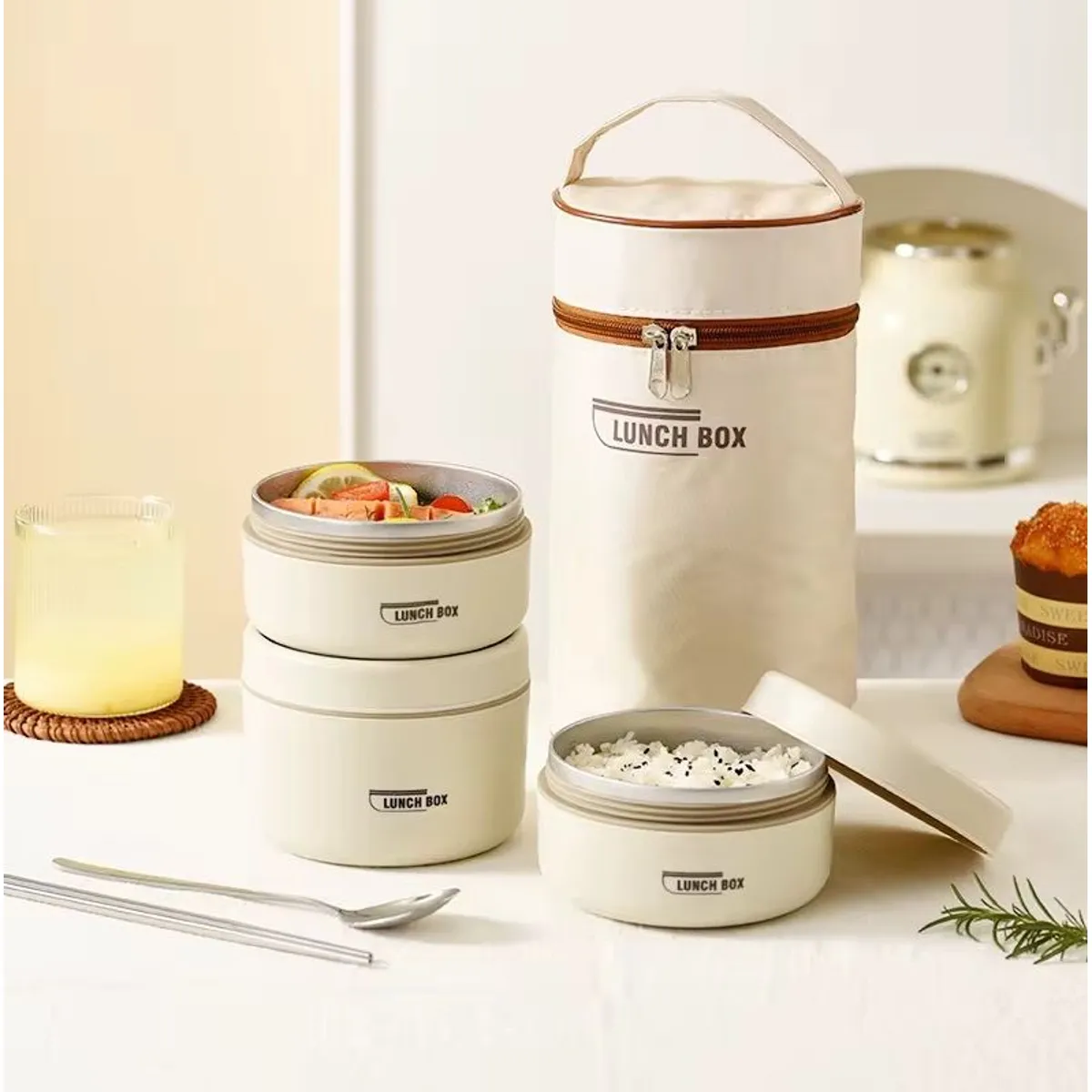 Lonchera Termica x 3 Tazas