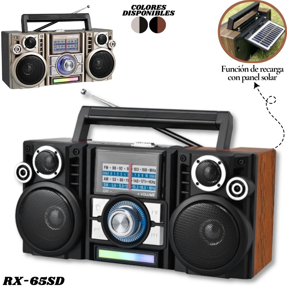 Radio Parlante Retro Vintage Rx-65SD