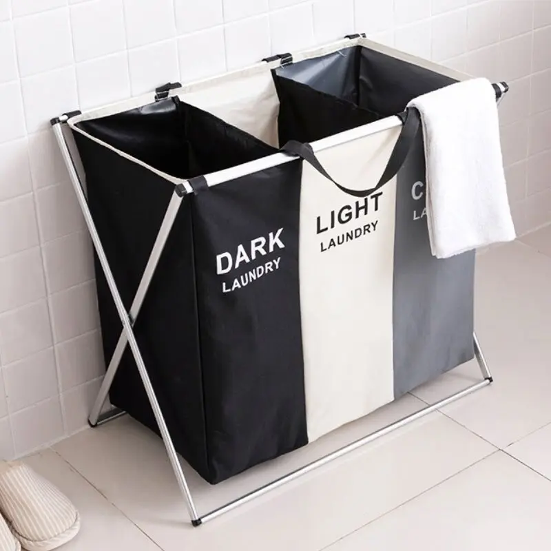 Cesto Organizador de ropa 3 Divisiones