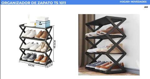 ORGANIZADOR DE ZAPATO 4 NIVELES TS 1011