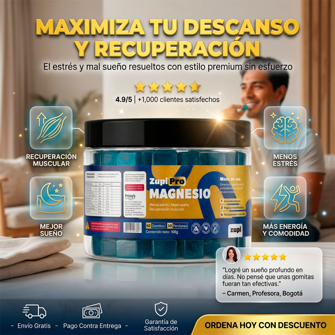 Gomitas de magnesio Zupi