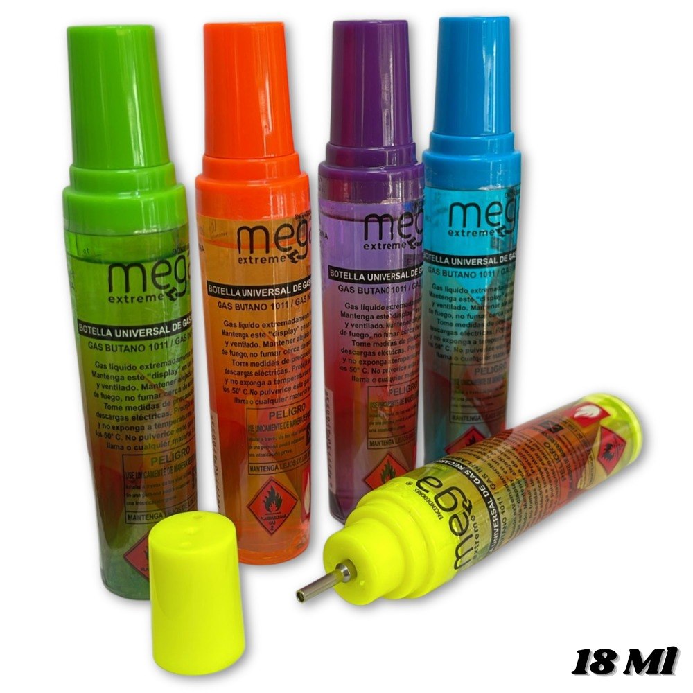 Pipeta Gas Butano Mini Recarga 18 Ml