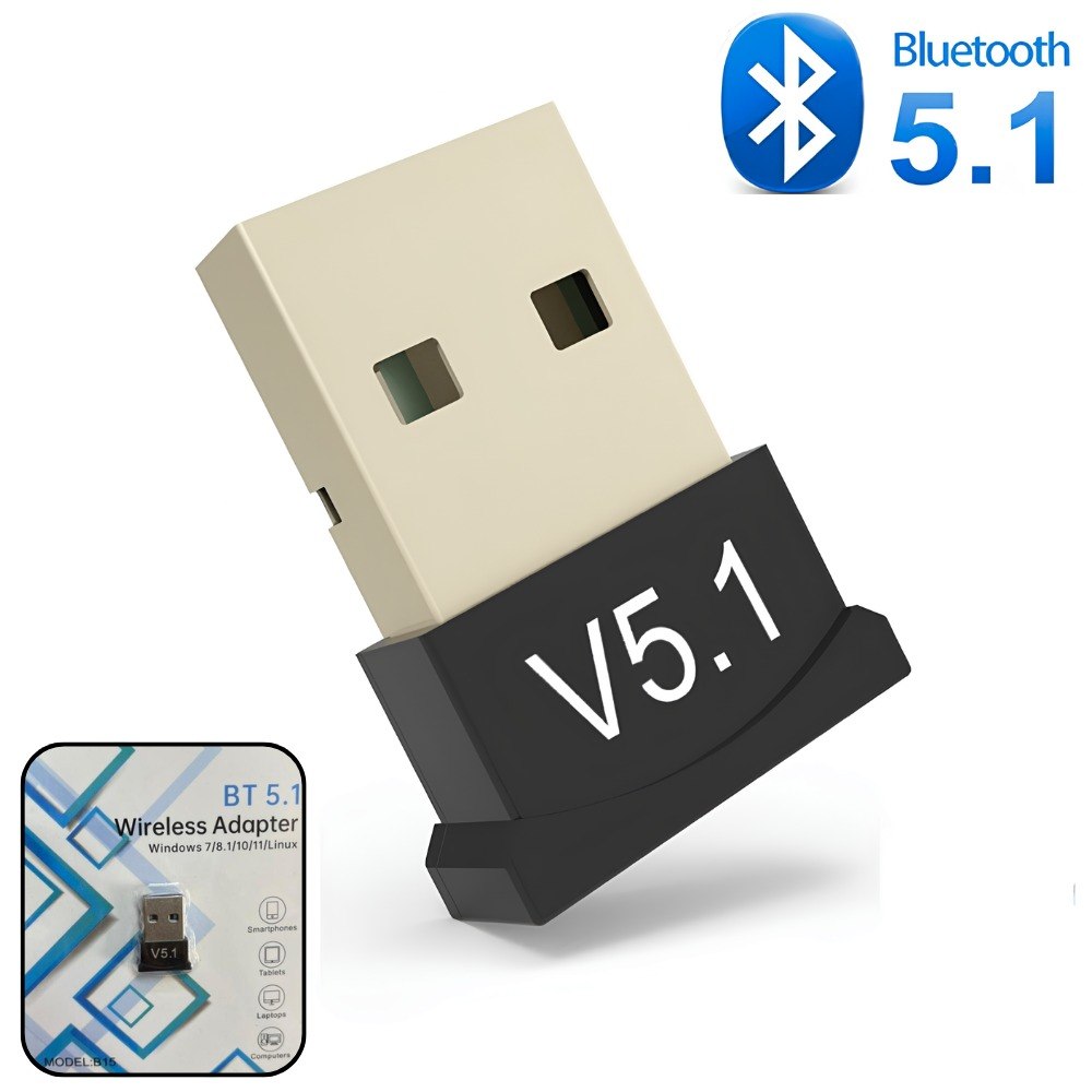 Adaptador Receptor Bluetooth Usb 5.1