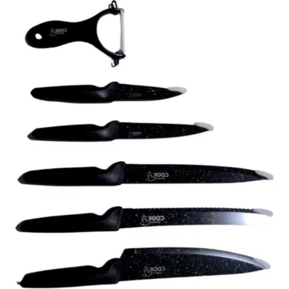 Set  Cuchillos X 6 Piezas Ceramica