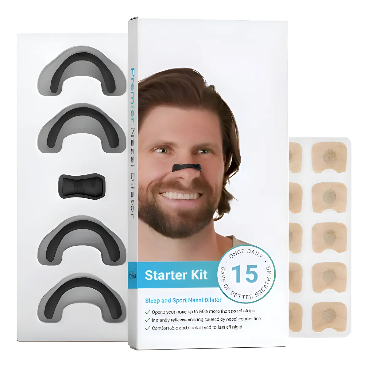 Antironquido Kit Nasal Tapon Para Dejar