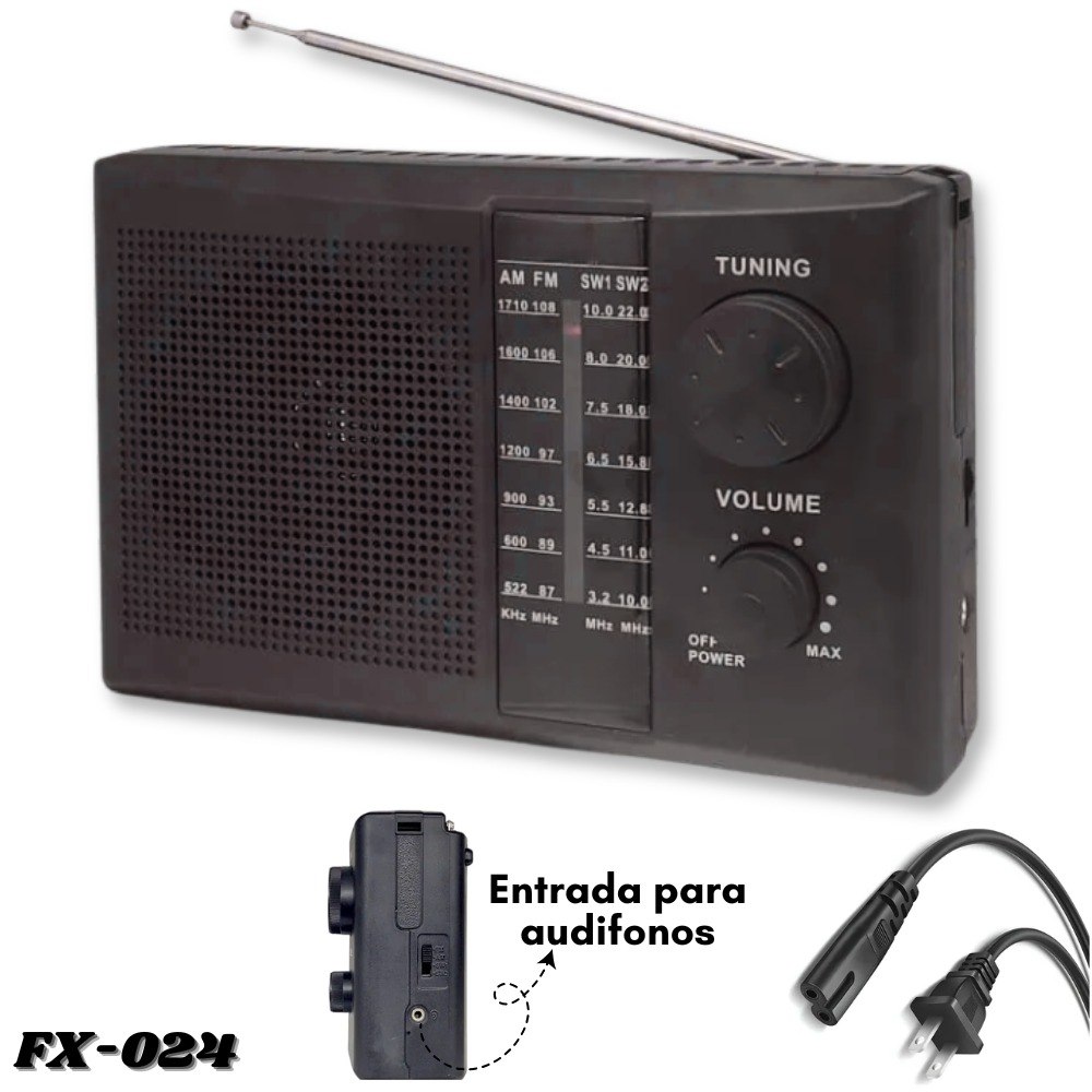 Radio Multibandas Am Fm Usb FX-024