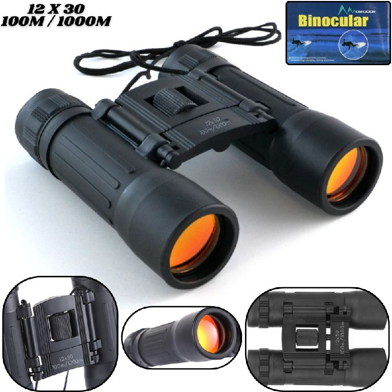 Binoculares 12x30 Lentes De Larga Distan