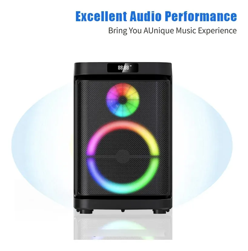 Altavoz Recargable Led Gd1019