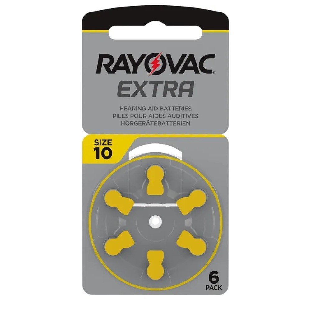 Bateria Auditiva Rayovac #10 X6 Und
