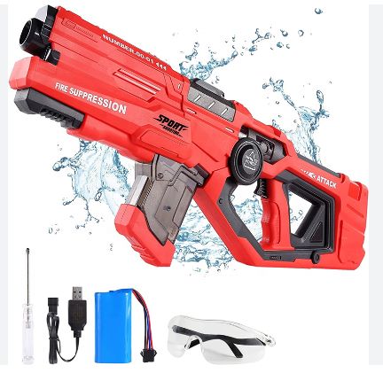 PISTOLA DE AGUA ROJA