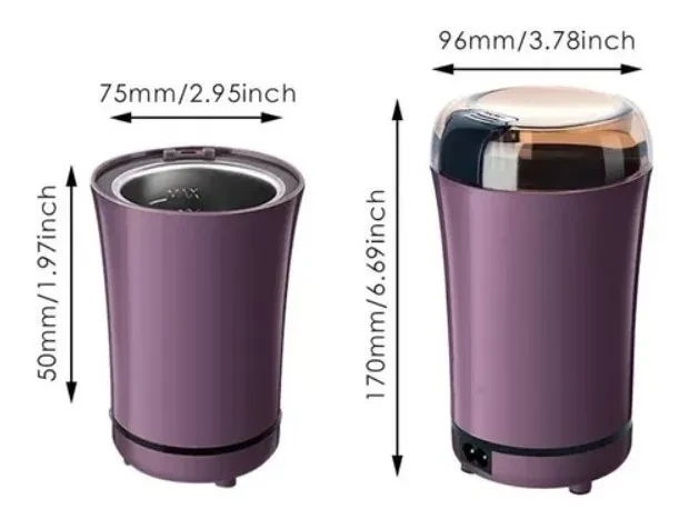 Miniatura 2 de Molino Eléctrico Portátil Especias Grano