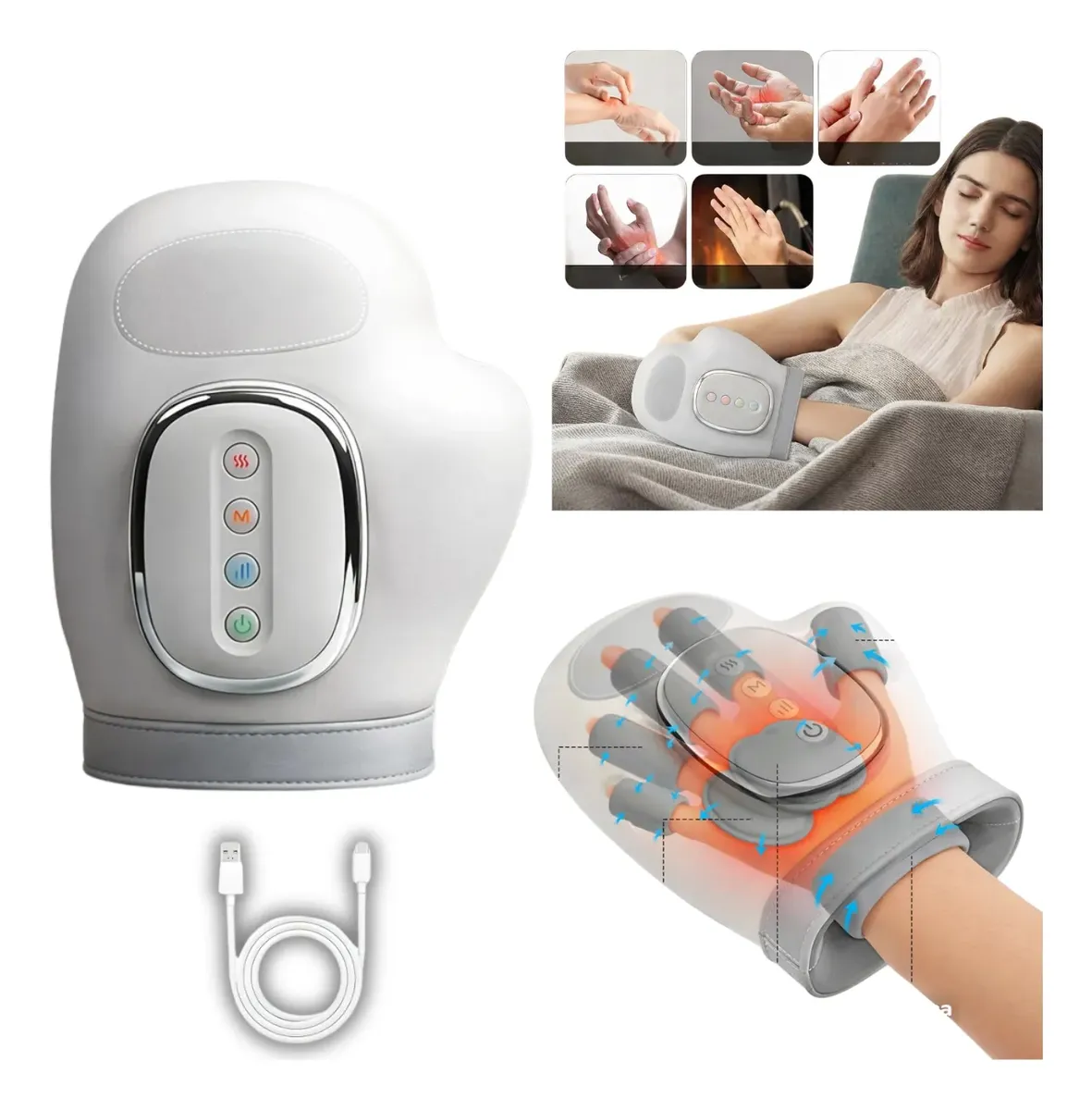 Masajeador Manos Inteligente Artritis 4D