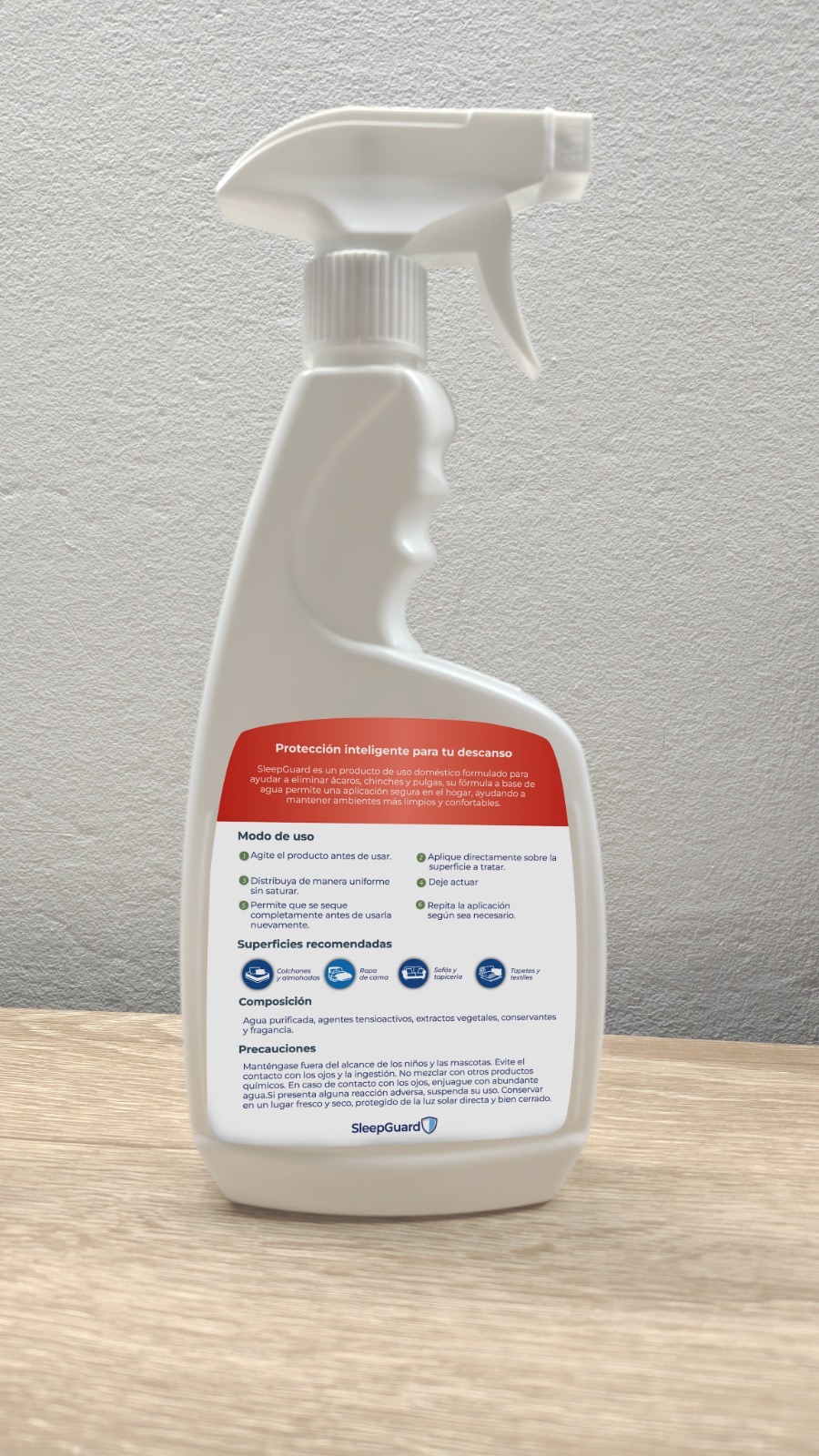 Sleep guard antiacaros