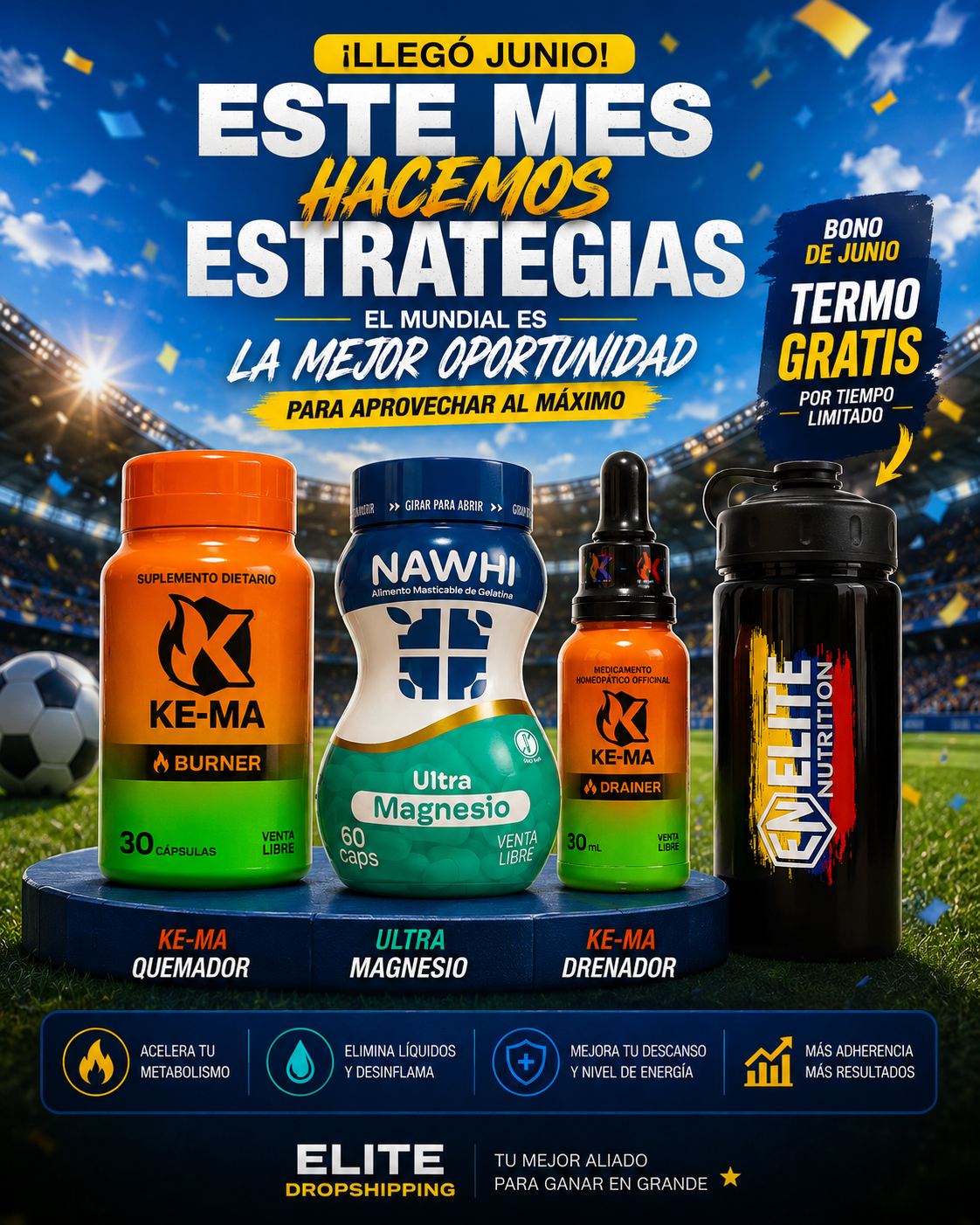 COMBO KE-MA + ULTRA MAGNESIO + TERMO