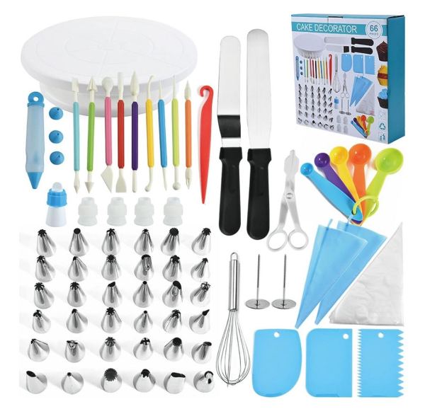Kit De Decoración Pasteles De 66 Piezas